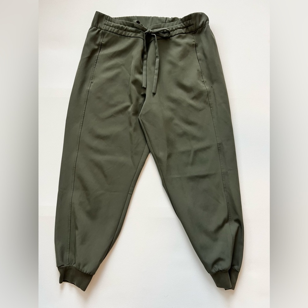 Prologue Olive Army Green Draw String Casual Work Pants